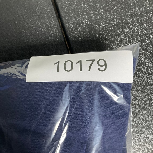 Eileen Fisher Navy Blue Ponte Knit Pull On Ankle Pants Sz L Minimalist Travel - Picture 12 of 13